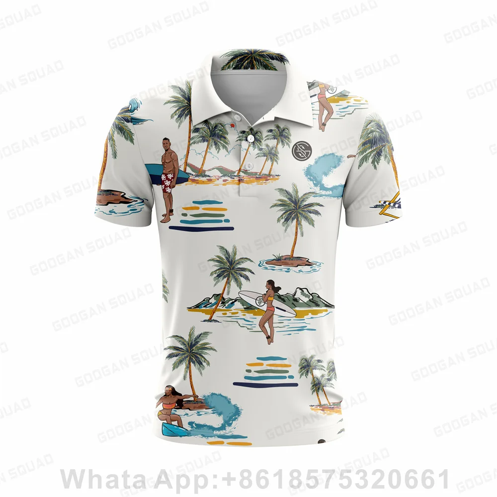 Men'S Fashion Golf Clothing - 2023 New Summer Hawaii style Men