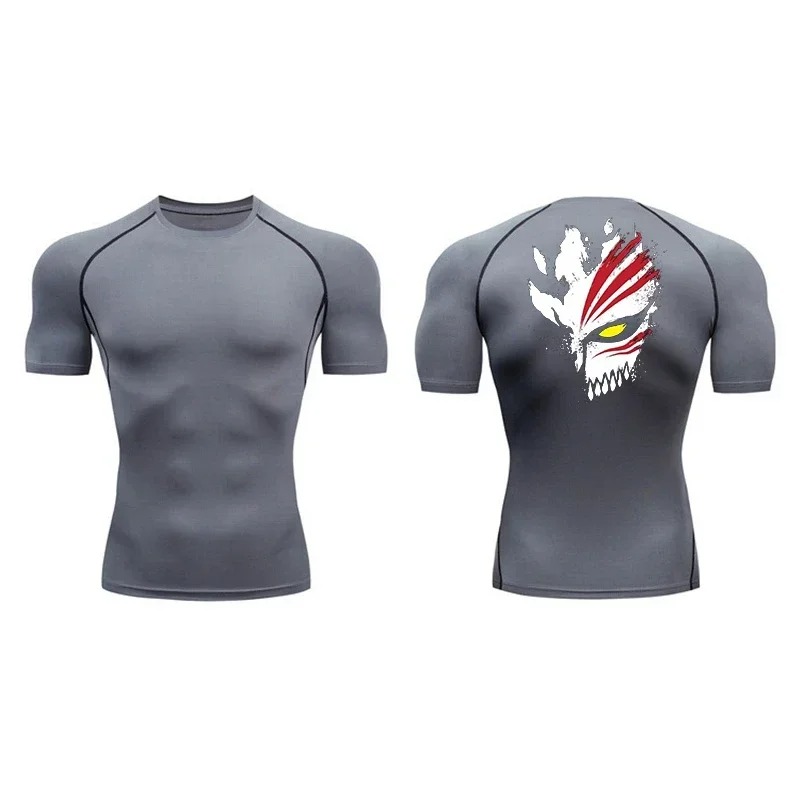 Compression Shirt Workout - Quick Dry Short Sleeve Sporty Baselayers
