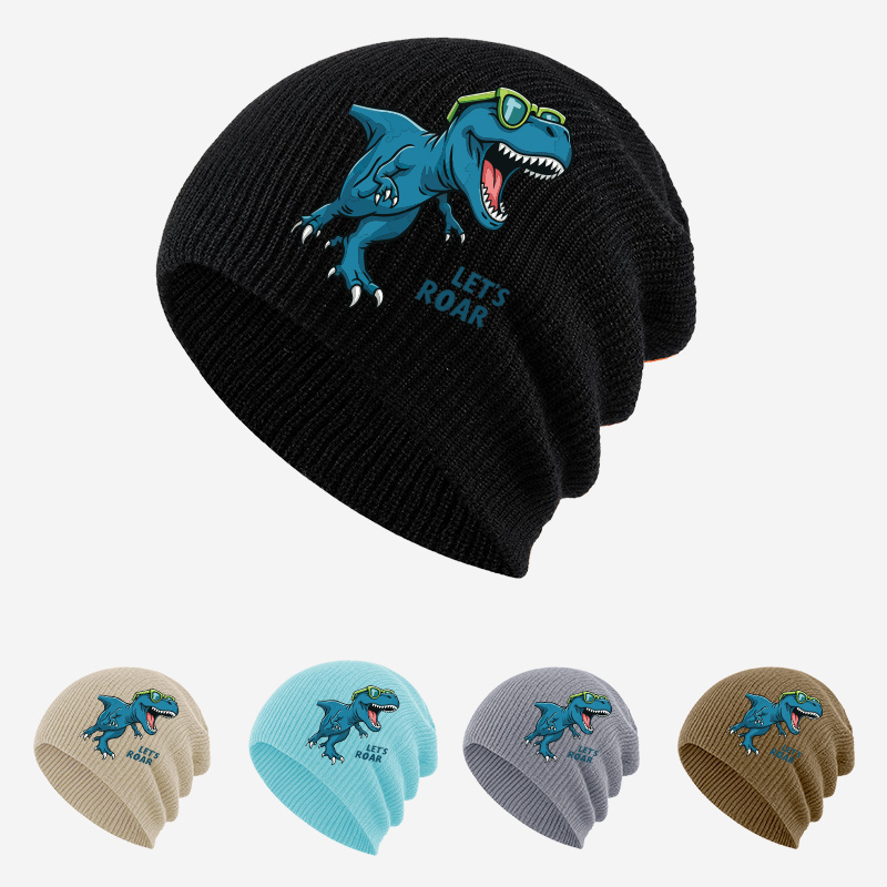 Beanie Winter Hat - Fun Eye‑Catching Toddler 1‑3Y Slouchy Knit