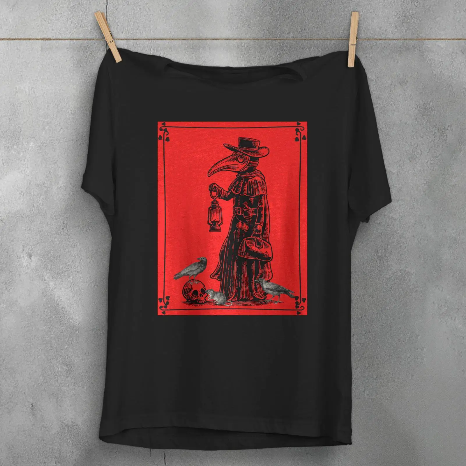 Plague Doctor T Shirt Gothic H - Men'S Fashion History 评论和价格