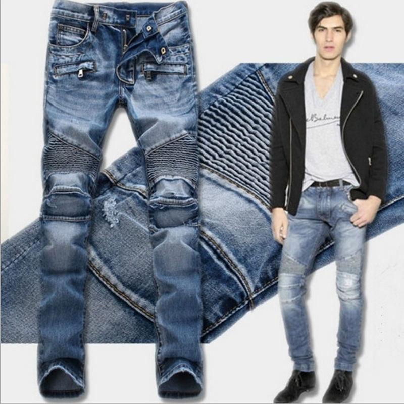 2025 New Motorcycle Pants Men  - Men'S Fashion Jeans 2025 评论和价格