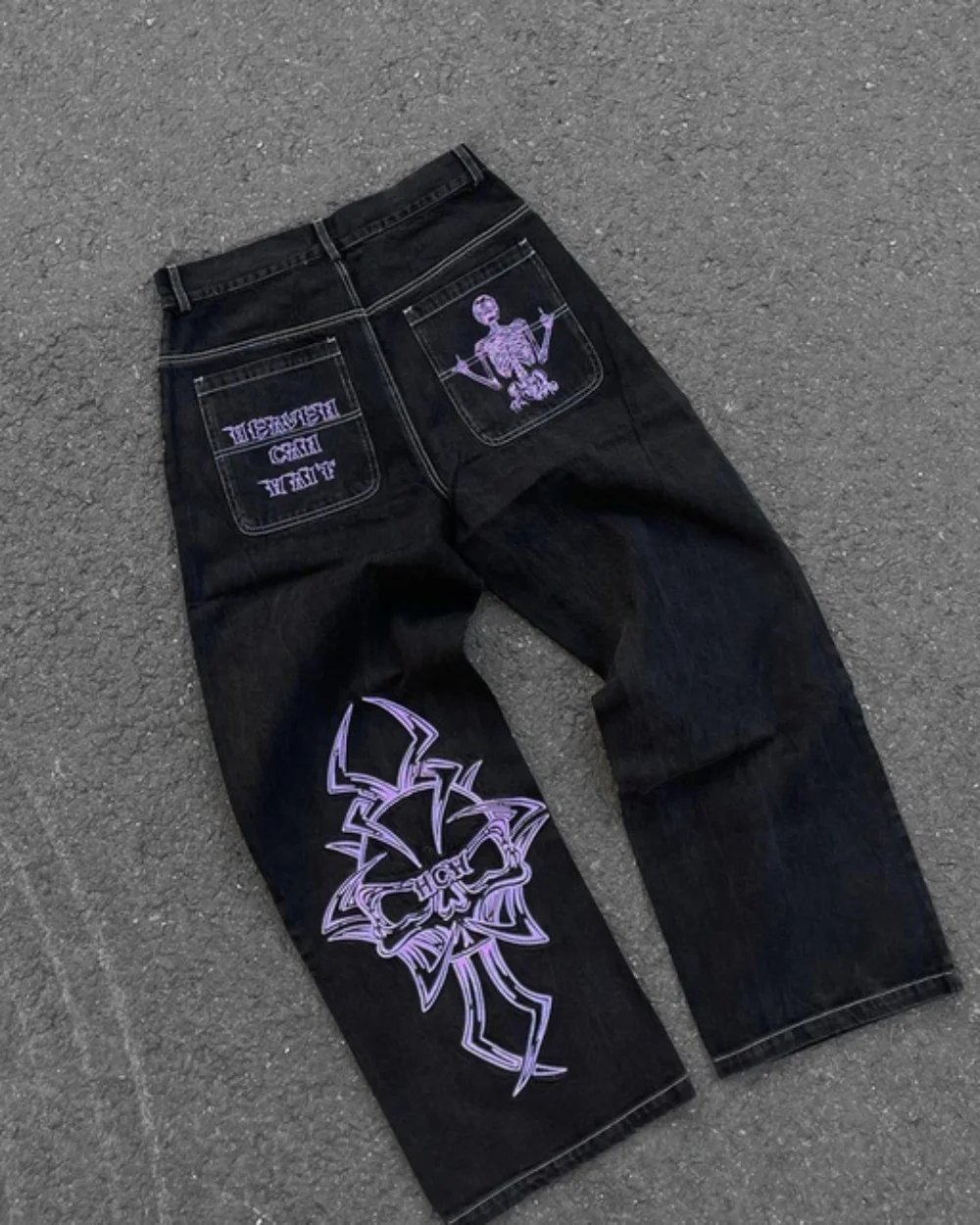 2025 New Prints Jeans Men Stre - Men'S Fashion Jeans 2025 评论和价格