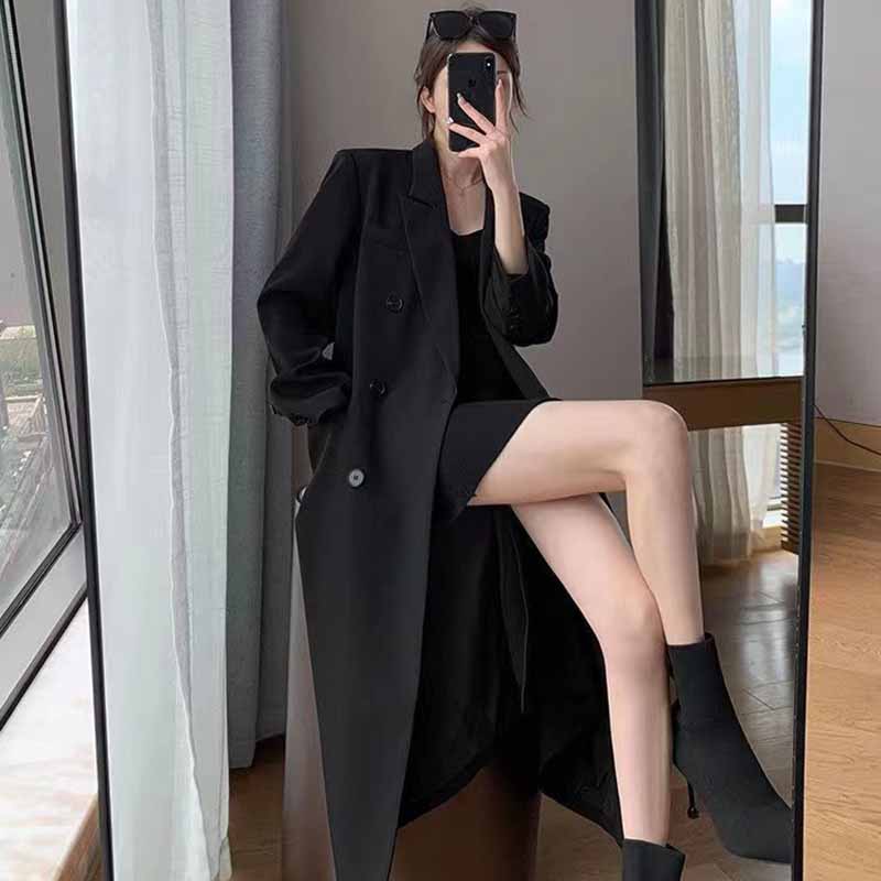 FANAN Elegant Long Trench Coat - Men'S Fashion X 评论和价格