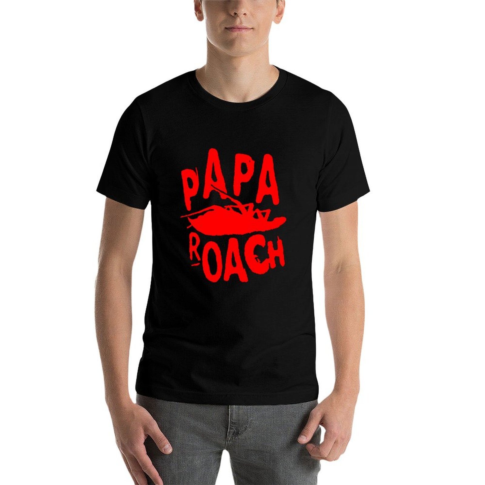 Genre Hard rock logo papa roac - Men'S Fashion Genres 评论和价格