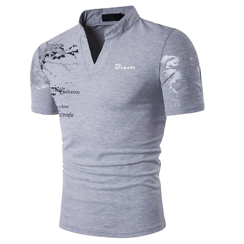 Men's Polo Shirt Golf Shirt Gr - Men'S Fashion Golf Clothing 评论和价格
