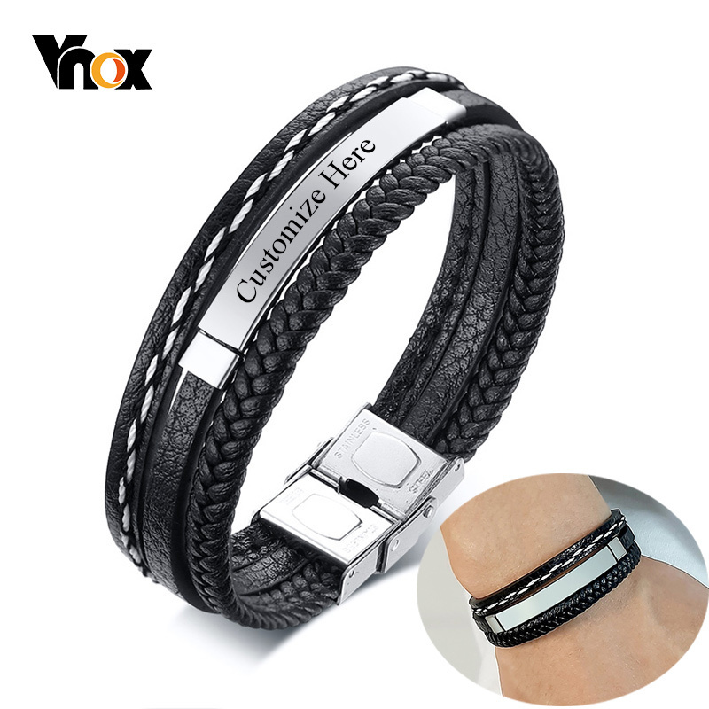 Vnox Custom Logo Name Quote En - Men'S Fashion Quotes 评论和价格