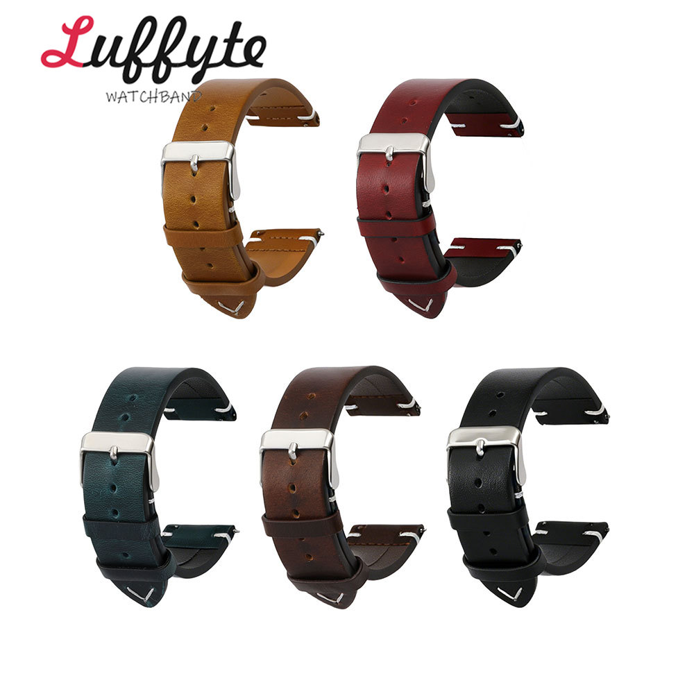 Men Retro Oil Wax Leather Stra - Mens Fashion In 1920 评论和价格