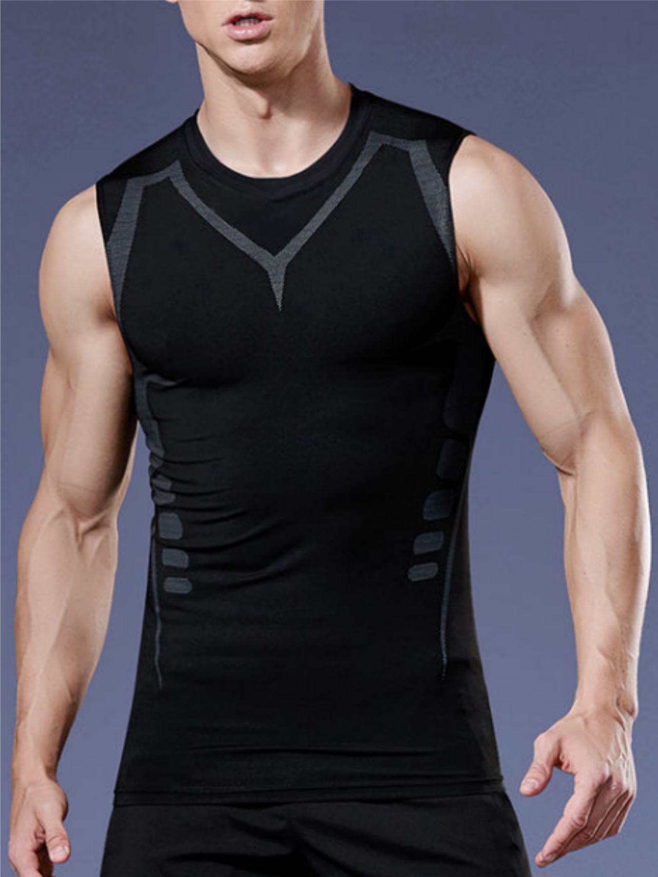 Men's Tight Vest Compression S - Compression Shirt Workout 评论和价格