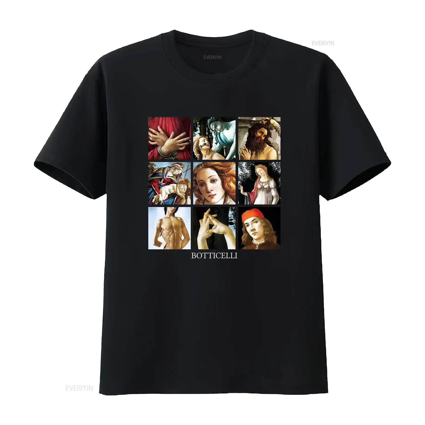 Botticelli Details T Shirt Art - Men'S Fashion History 评论和价格