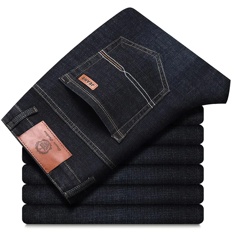 Men Fashion Straight Jeans Men - Men'S Fashion Jeans 2025 评论和价格