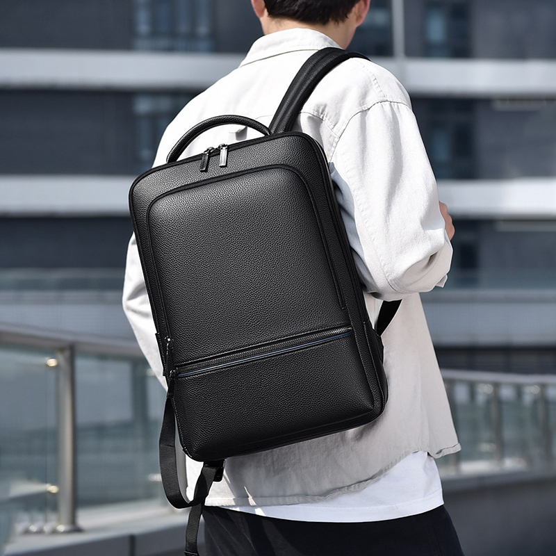 PU Leather Men's Backpack USB  - Mens Fashion Blog 评论和价格