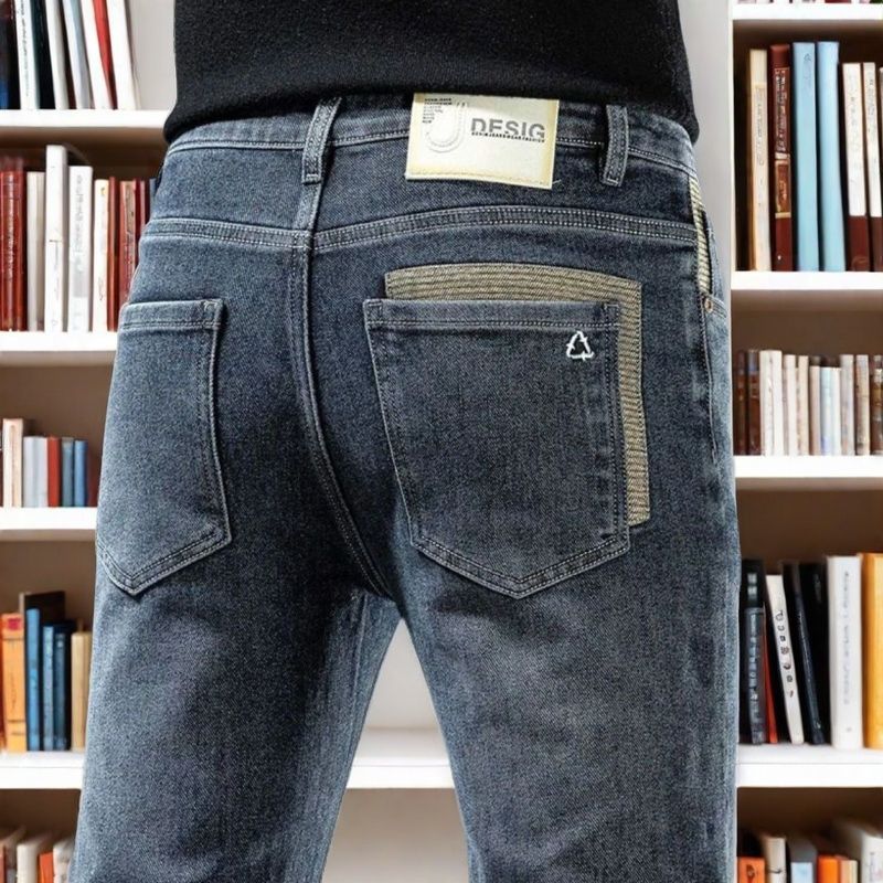 Spring Autumn 2025 Men's High- - Men'S Fashion Jeans 2025 评论和价格