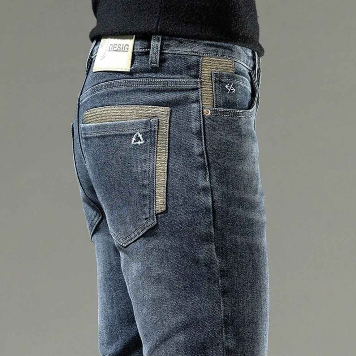 Spring Autumn 2025 Men's High- - Men'S Fashion Jeans 2025 评论和价格