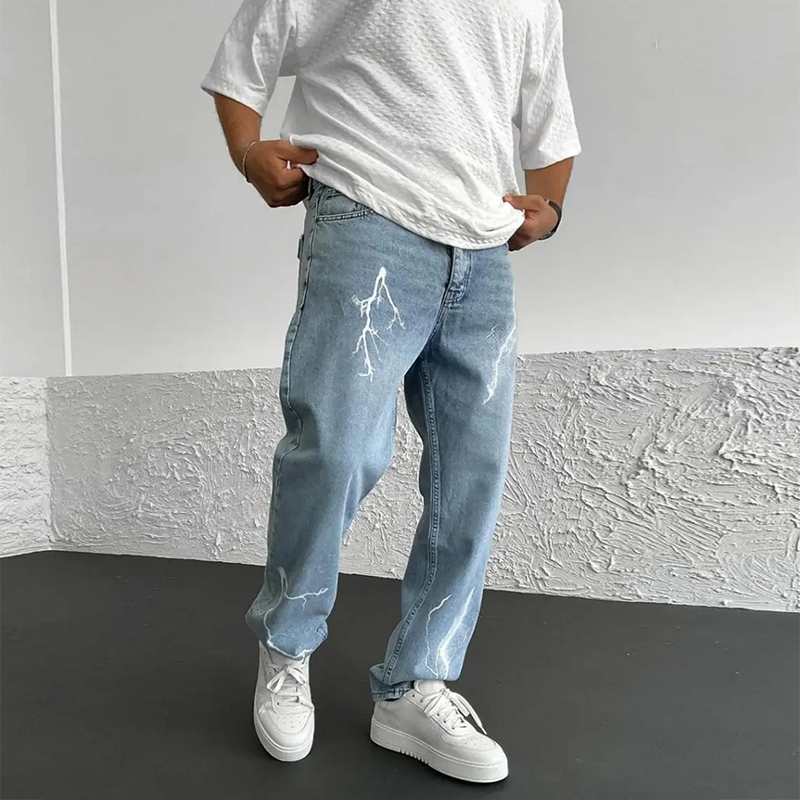 2025 Spring Summer Stylish Men - Men'S Fashion Jeans 2025 评论和价格