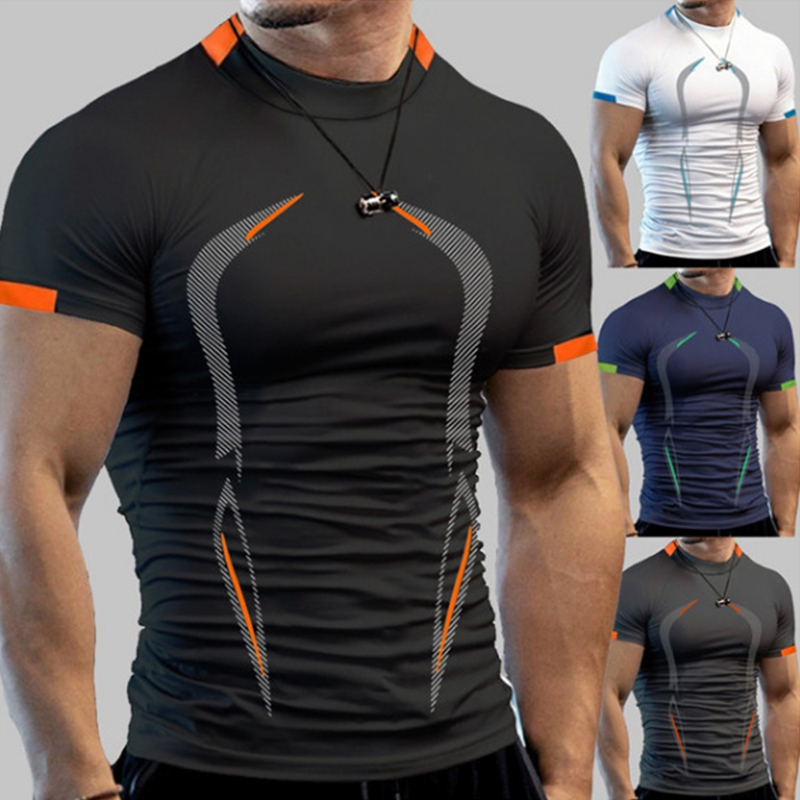 Stylish Gym Workout Compressio - Compression Shirt Workout 评论和价格