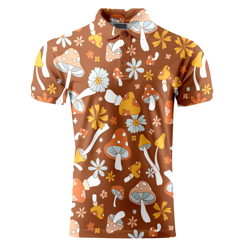 2024 New 3d Print Polo Shirt F - Men'S Fashion Golf Clothing 评论和价格