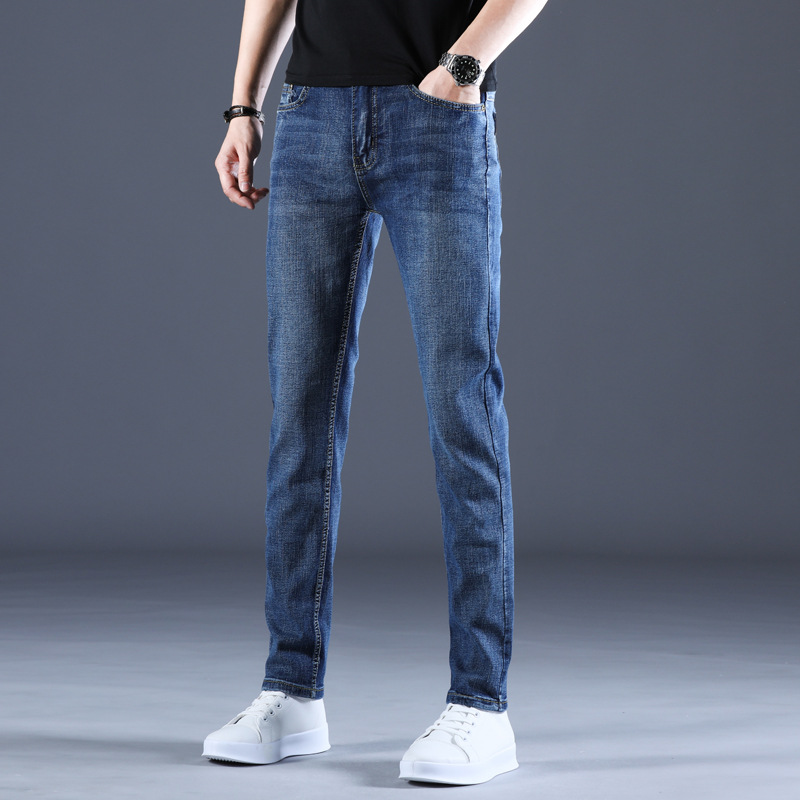 Men Fashion Straight Jeans Men - Men'S Fashion Jeans 2025 评论和价格