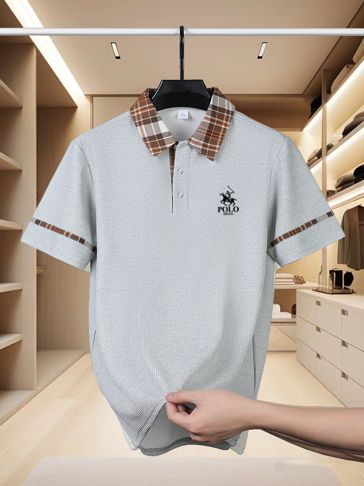 Men's Polo Shirt Golf Shirt Gr - Men'S Fashion Golf Clothing 评论和价格