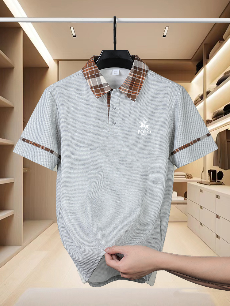 Men's Polo Shirt Golf Shirt Gr - Men'S Fashion Golf Clothing 评论和价格