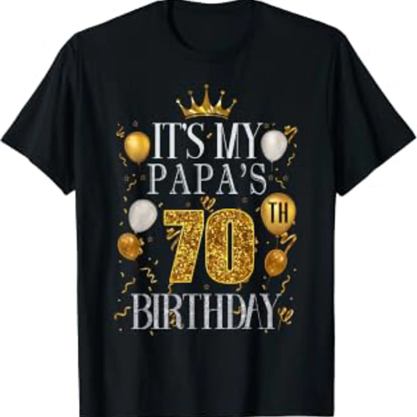 It's My Papa's 70th Birthday H - Men'S Fashion For 70 Year Old 评论和价格