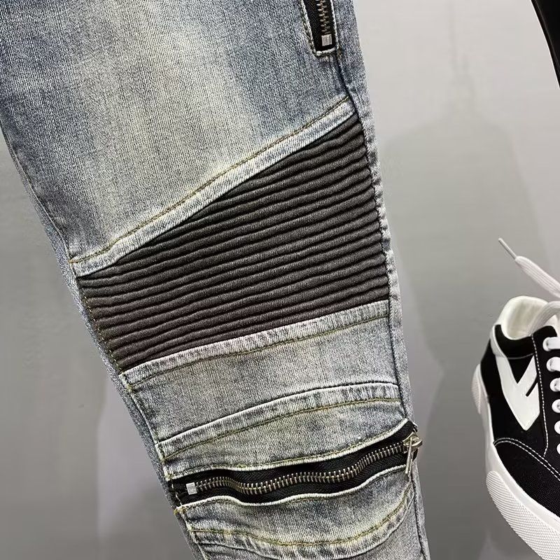 New 2025 High Quality Vintage  - Men'S Fashion Jeans 2025 评论和价格