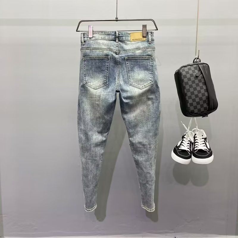 New 2025 High Quality Vintage  - Men'S Fashion Jeans 2025 评论和价格