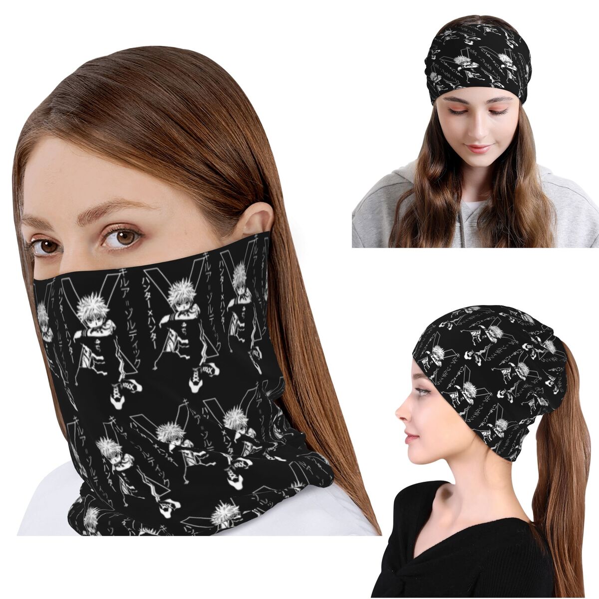Killua Zoldyck Anime HXH Hunte - Beanie Winter Hat 评论和价格