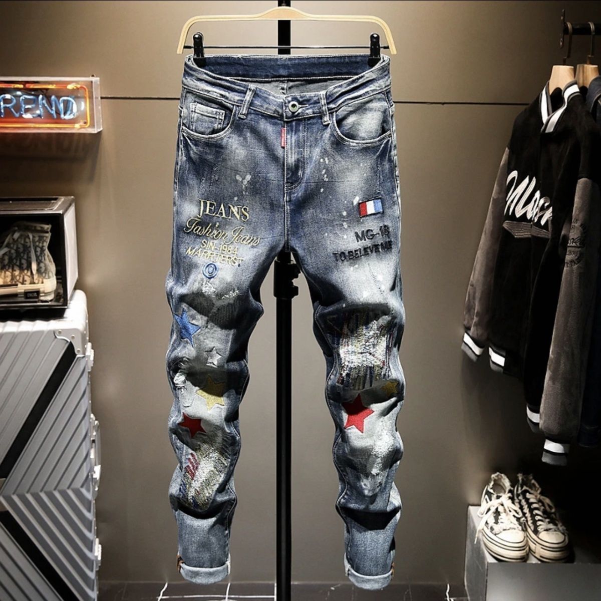 High-end American Heavy Indust - Men'S Fashion Jeans 2025 评论和价格