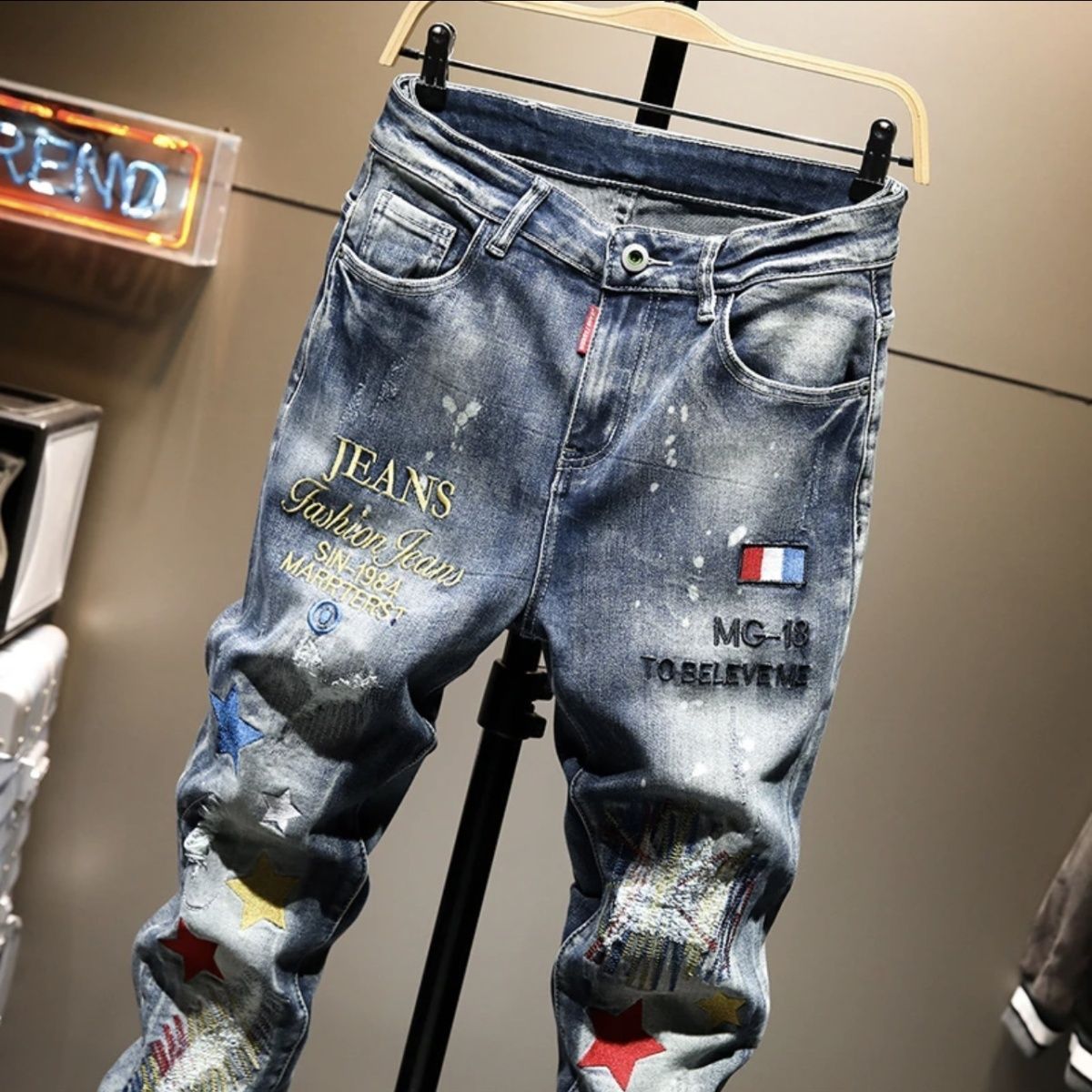 High-end American Heavy Indust - Men'S Fashion Jeans 2025 评论和价格