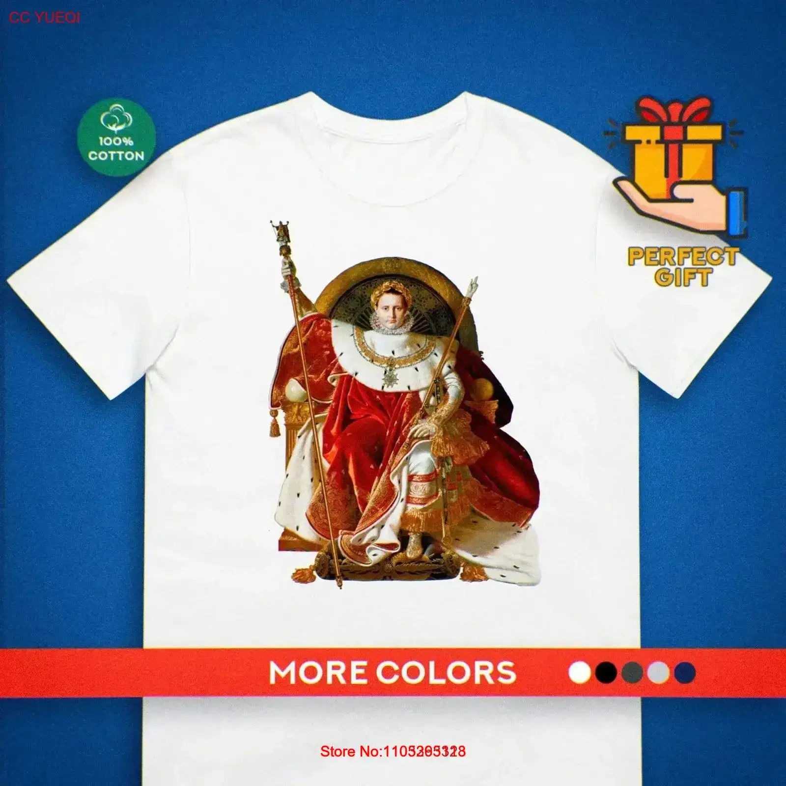 Napoleon T Shirt Ingres Painti - Men'S Fashion History 评论和价格