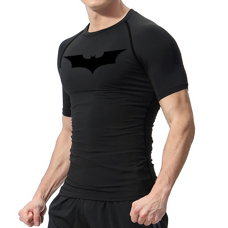Bat Print Compression Shirts f - Compression Shirt Workout 评论和价格