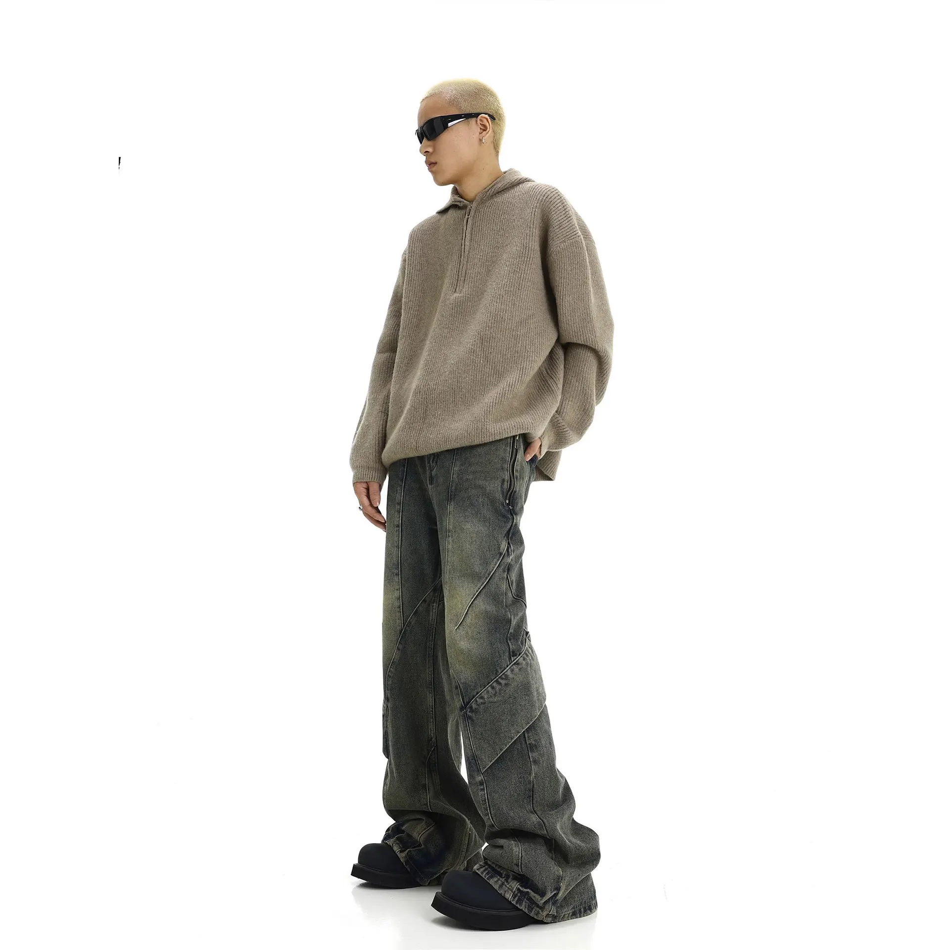 Men Jeans Denim Flare Pants Fl - Men'S Fashion Jeans 2025 评论和价格