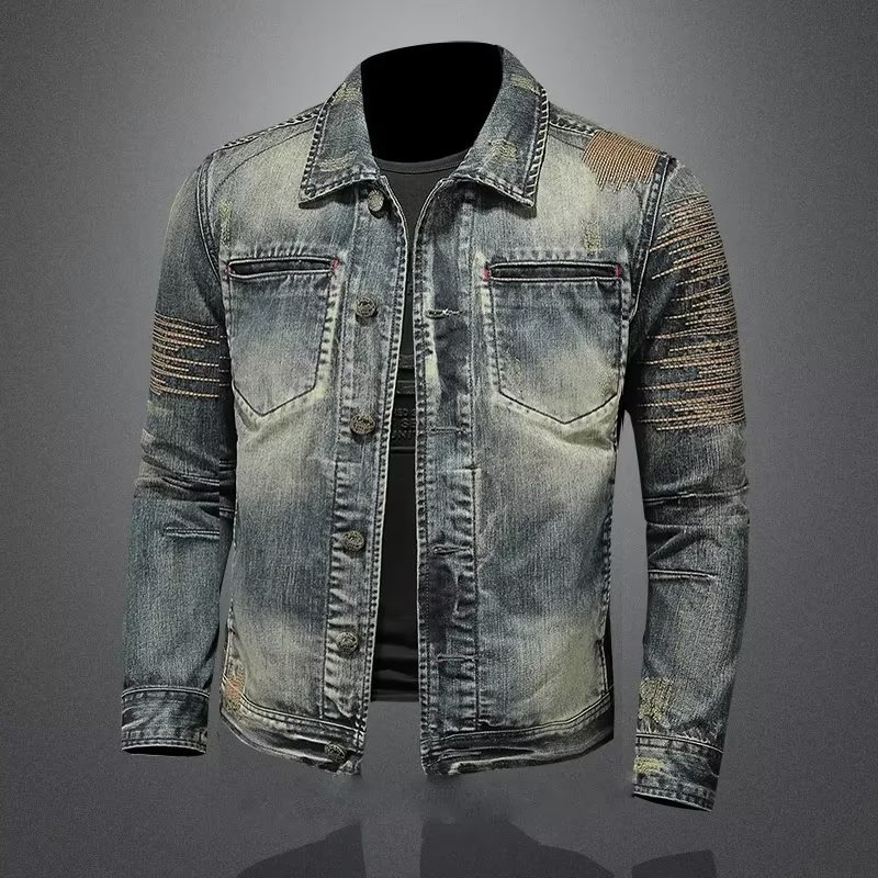 2025 winter denim jacket male  - Men'S Fashion Jeans 2025 评论和价格
