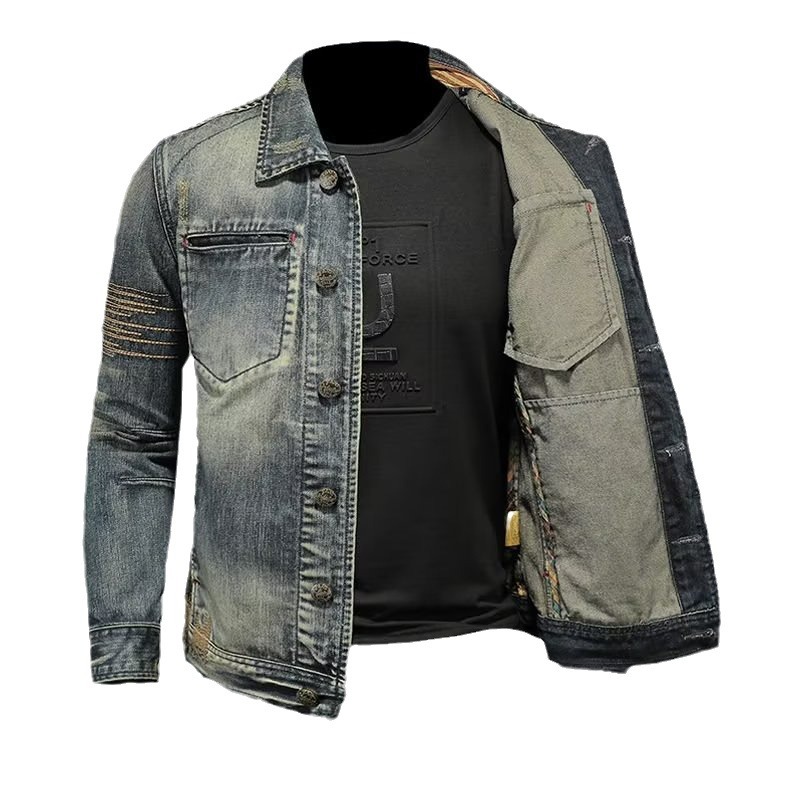 2025 winter denim jacket male  - Men'S Fashion Jeans 2025 评论和价格