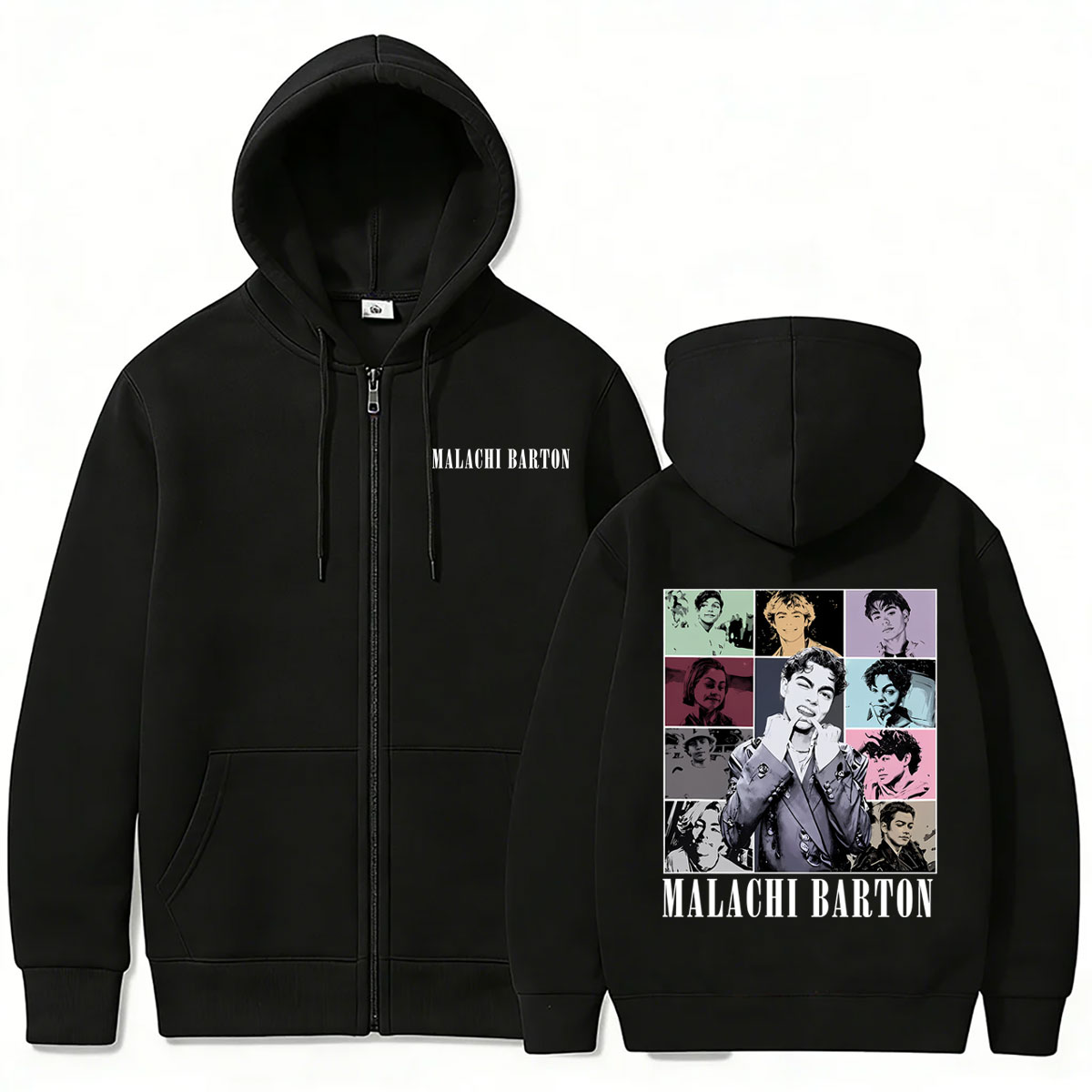 Malachi Barton Graphic Zipper  - Mens Fashion Zip Up Hoodies 评论和价格