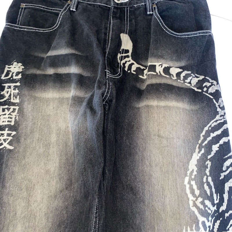 2025 Fashion New Oversized Pat - Men'S Fashion Jeans 2025 评论和价格