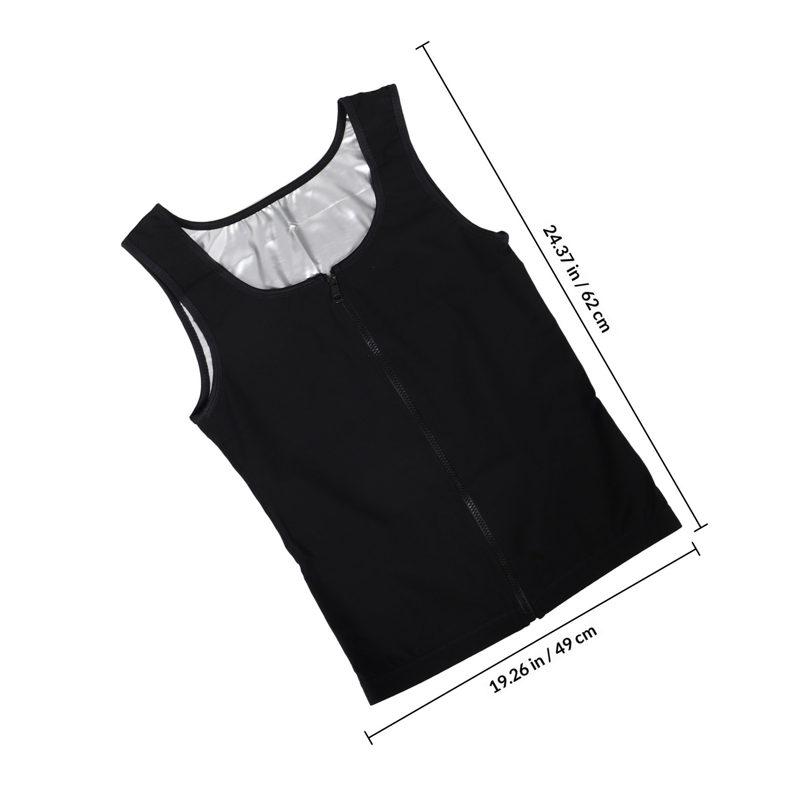 Men Compression Sweat Vest Zip - Compression Shirt Workout 评论和价格