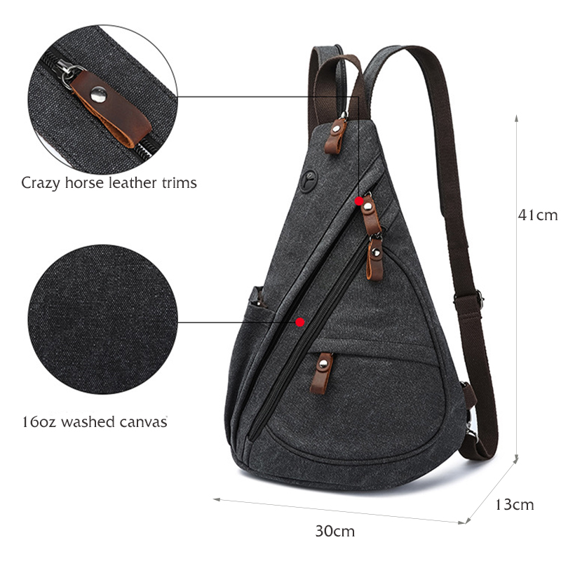 Canvas Sling Bag Convertible C - Mens Fashion Blog 评论和价格
