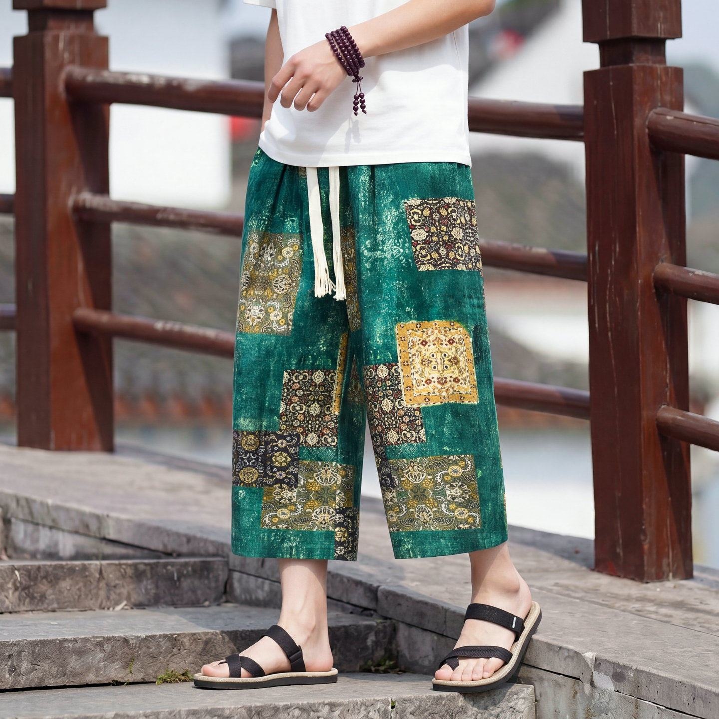 Casual Loose Men's Wide Leg Se - Mens Fashion Cargo Pants 评论和价格