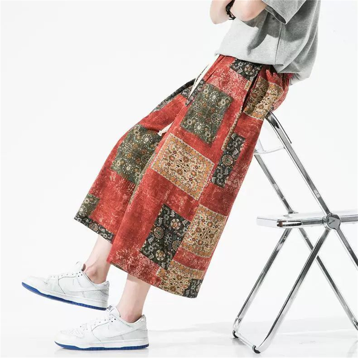 Casual Loose Men's Wide Leg Se - Mens Fashion Cargo Pants 评论和价格