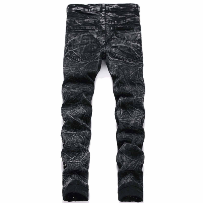 2025 new retro punk high stree - Men'S Fashion Jeans 2025 评论和价格
