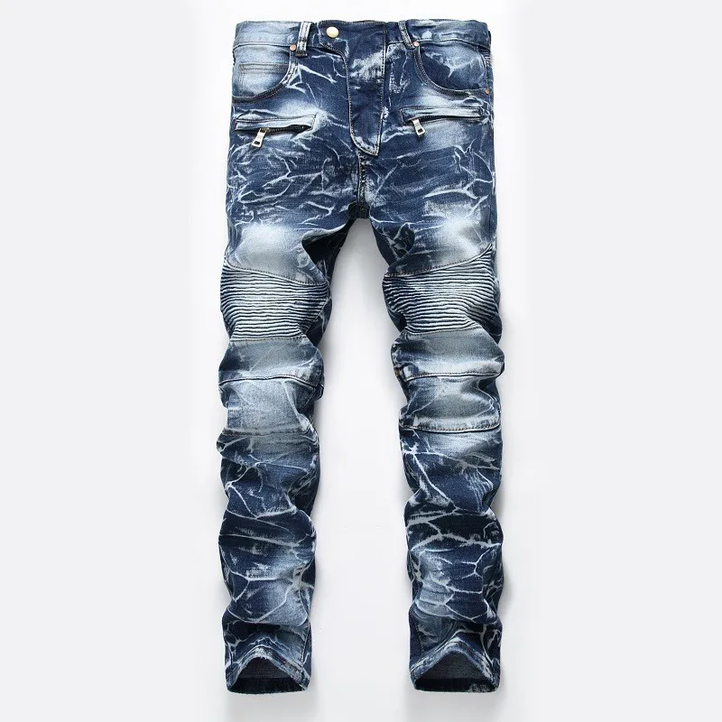 Zipper Pocket Retro Nostalgic  - Men'S Fashion Nova Jeans 评论和价格