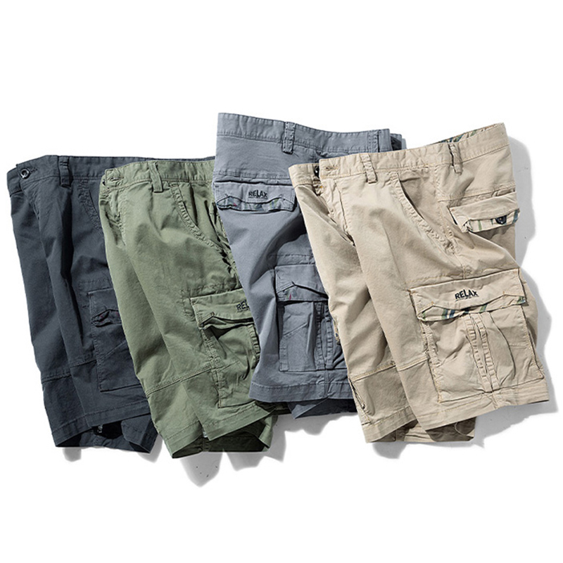 Summer Mens Multi Pockets Cott - Mens Fashion Cargo Pants 评论和价格